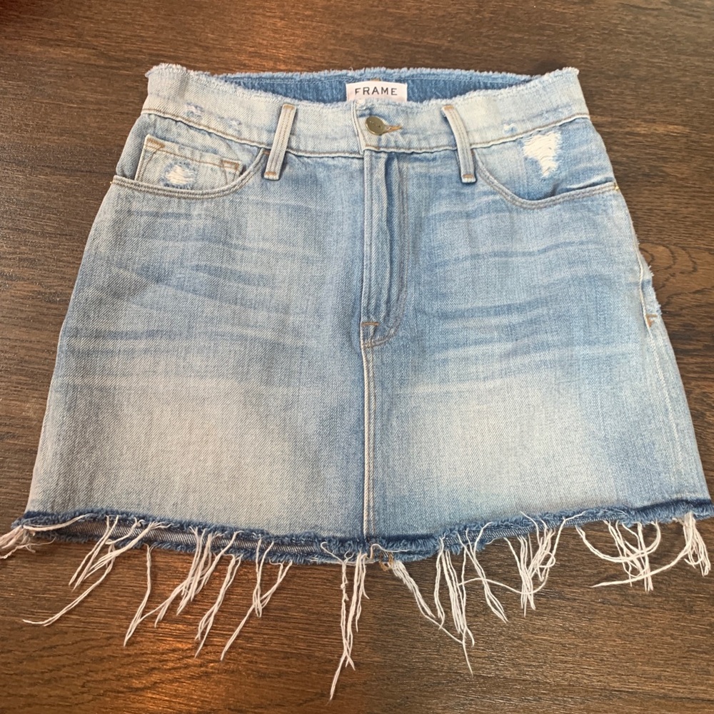 jean skirt